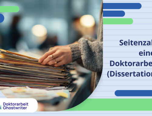 Seitenzahl einer Doktorarbeit (Dissertation)