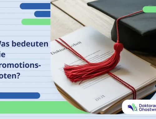 Was bedeuten die Promotionsnoten?