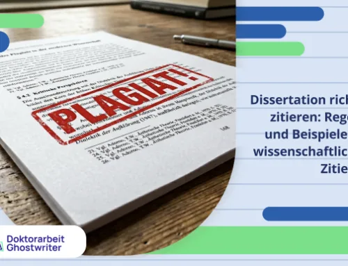 Dissertation richtig zitieren: Regeln und Beispiele für wissenschaftliches Zitieren