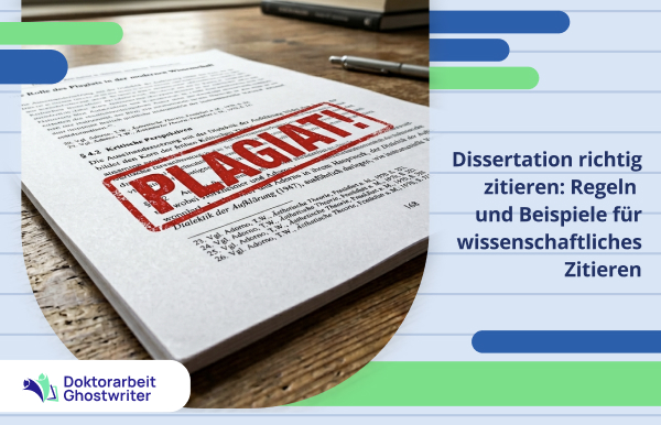 Dissertation zitieren: Regeln, Beispiele und wissenschaftliche Standards