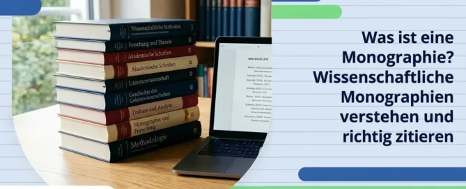 Was ist eine Monographie? Definition, Merkmale und Zitierregeln für wissenschaftliche Arbeiten und Dissertationen