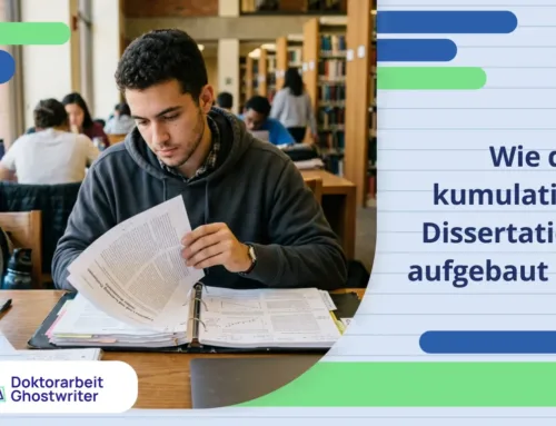 Wie die kumulative Dissertation aufgebaut ist