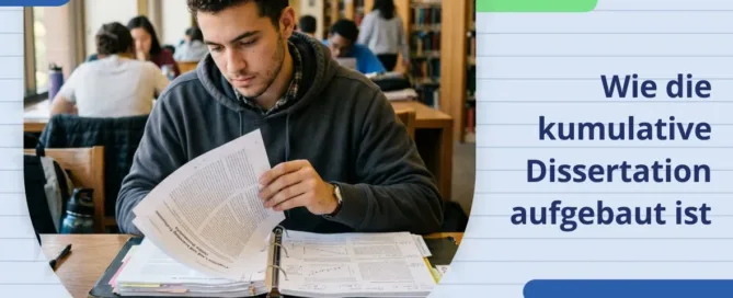 Aufbau einer kumulativen Dissertation mit Publikationen und Rahmentext