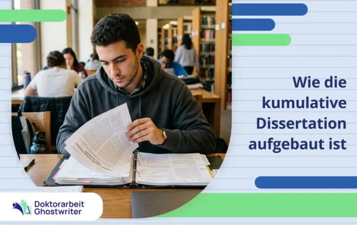 Aufbau einer kumulativen Dissertation mit Publikationen und Rahmentext