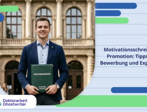 Motivationsschreiben Promotion: Tipps für Bewerbung und Exposé