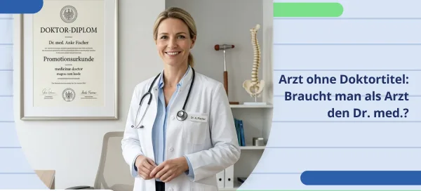 Arzt ohne Doktortitel in Deutschland mit Approbation und Dr. med. Diplom