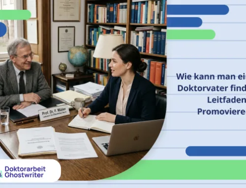 Wie kann man einen Doktorvater finden? Leitfaden für Promovierende
