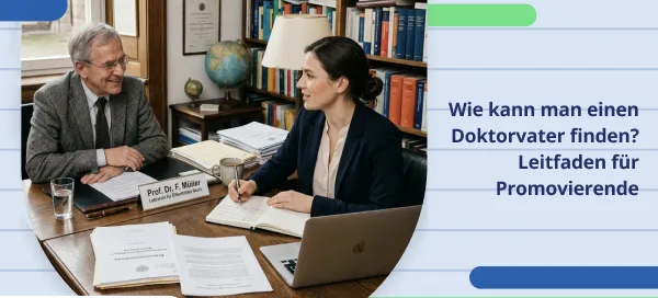Wie kann man einen Doktorvater finden, wenn man eine Promotion plant?