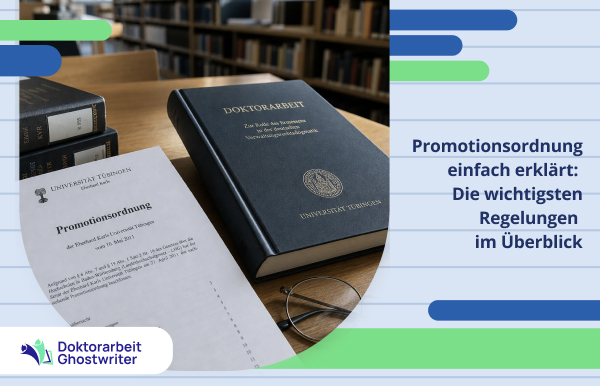 Promotionsordnung einfach erklärt mit den wichtigsten Regelungen für die Promotion