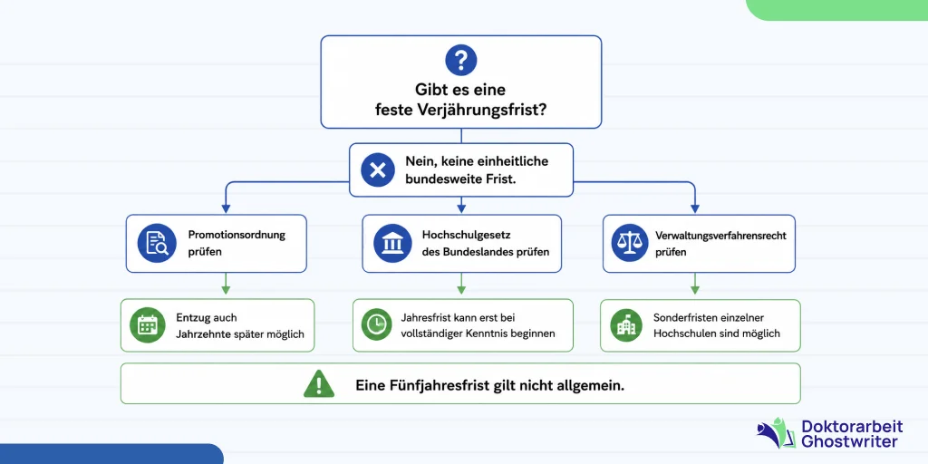 aberkennung-doktortitel-verjaehrung-fristen Verjährung und Fristen bei der Aberkennung eines Doktortitels