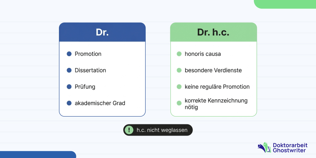 doktortitel-ehrendoktor-dr-hc-vergleich Vergleich zwischen Doktortitel und Ehrendoktortitel Dr h c