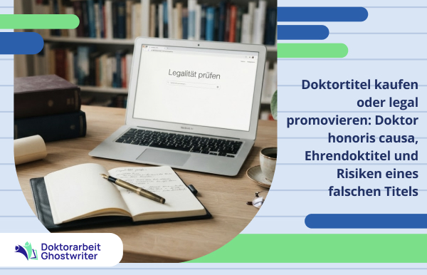 Doktortitel kaufen und rechtliche Prüfung eines Titels