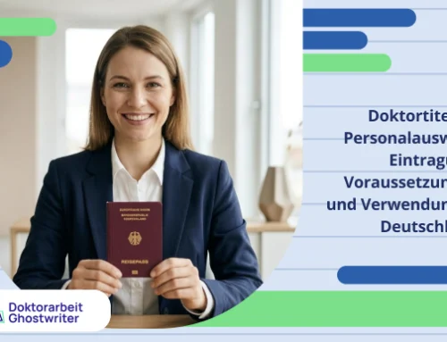 Doktortitel im Personalausweis: Eintragung, Voraussetzungen und Verwendung in Deutschland