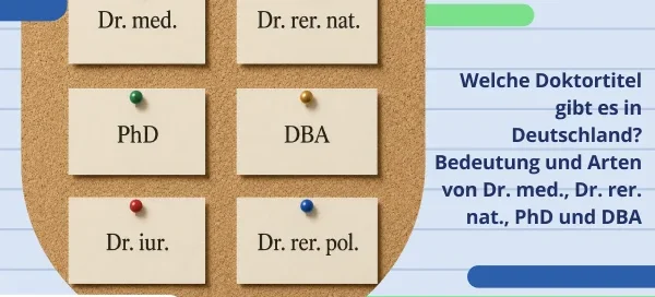 Doktortitel und Doktorgrade in Deutschland