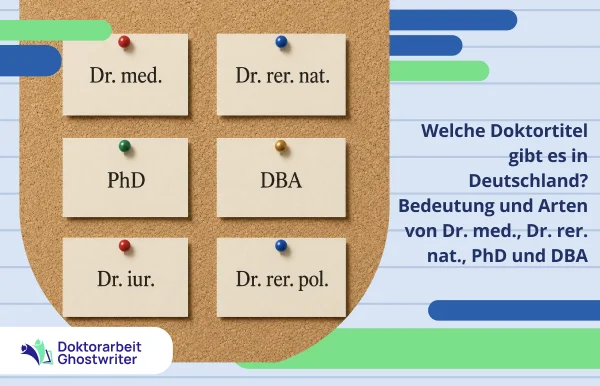 Doktortitel und Doktorgrade in Deutschland