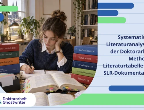 Systematische Literaturanalyse in der Doktorarbeit: Methodik, Literaturtabelle und SLR-Dokumentation